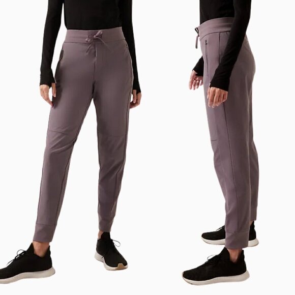 Athleta Headlands Hybrid Trek Jogger, Dusk Violet (Light Purple) 14P NWOT Petite - Picture 1 of 10